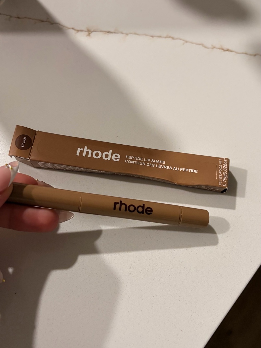 RHODE Peptide Lip Shape Contour — Warm Tan